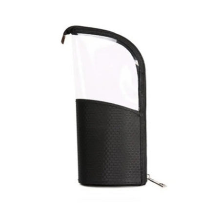 Travel Makeup Brush Holder – Stand-Up Organizer Bag, Black