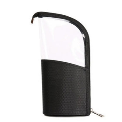 Travel Makeup Brush Holder – Stand-Up Organizer Bag, Black