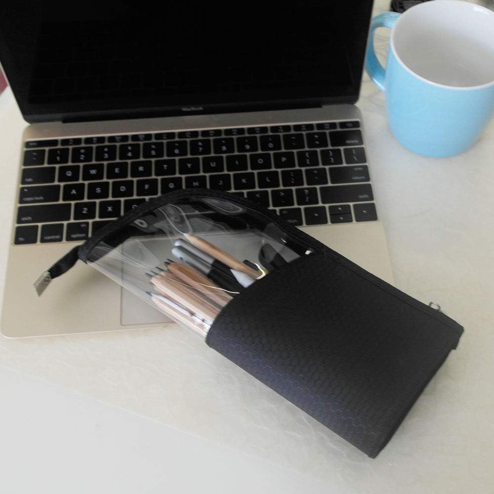 Travel Makeup Brush Holder – Stand-Up Organizer Bag, Black
