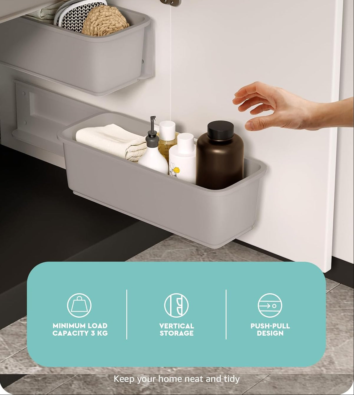 Pull Out Cupboard Organiser
