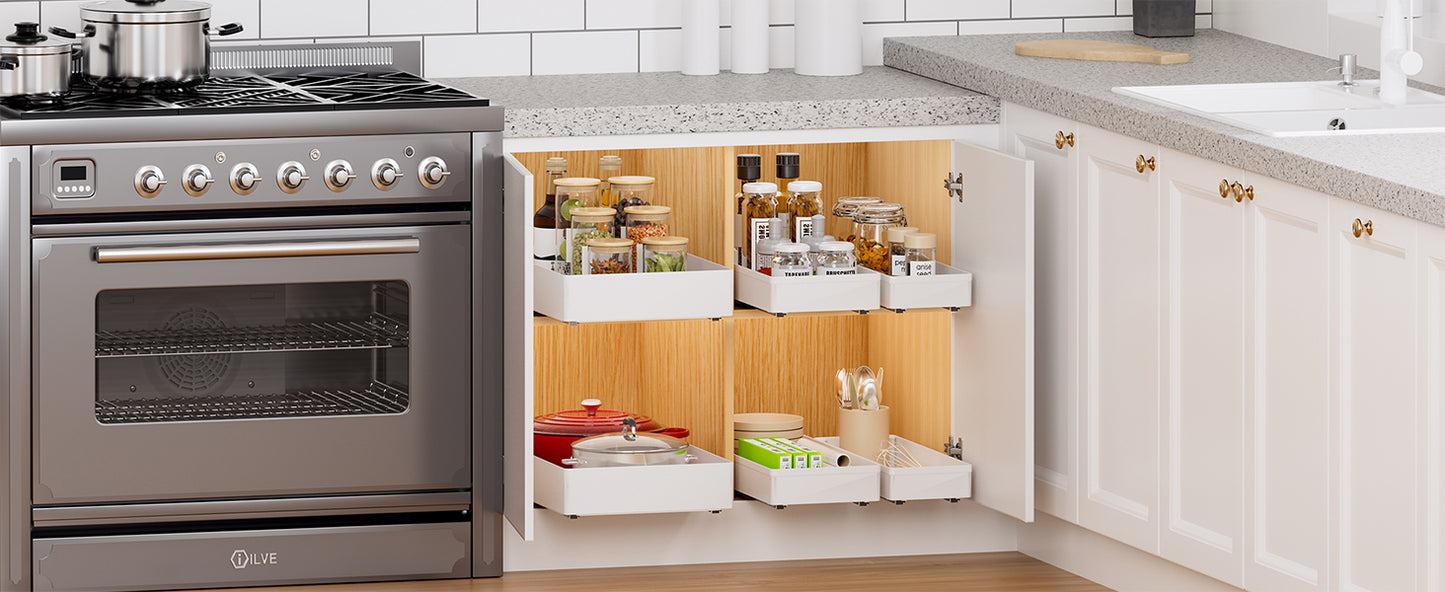 3 Piece Pull Out Cabinet Organizer