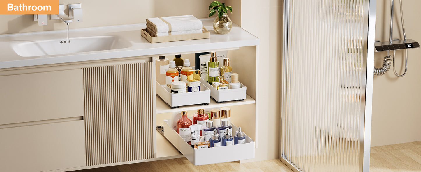 3 Piece Pull Out Cabinet Organizer