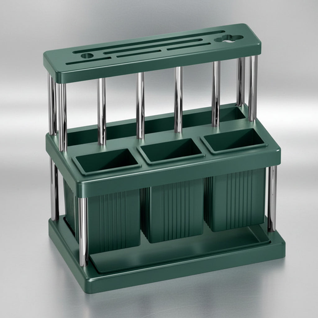 Elevated Kitchen Organizer Stand