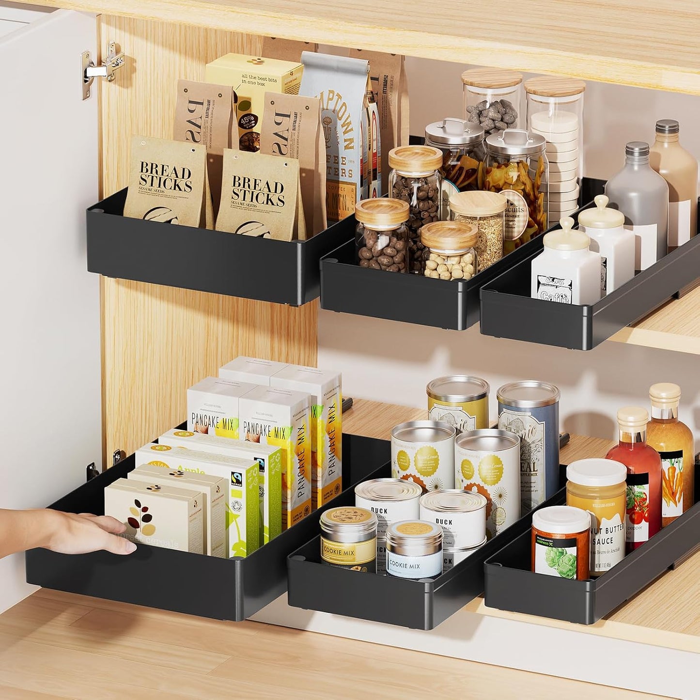 3 Piece Pull Out Cabinet Organizer